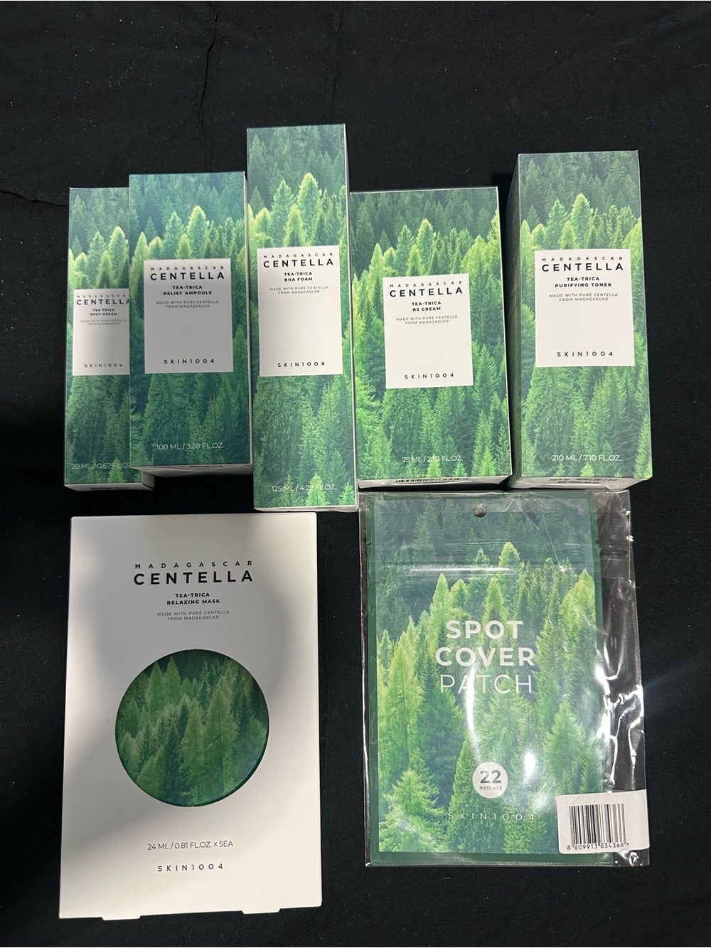 Madagascar Centella Calming Skincare Set - Green